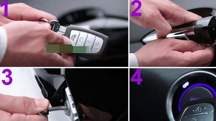 Cách xử lý khi chìa khóa thông minh hết pin