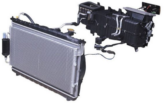 Vị trí của giàn nóng điều hòa trên xe hơi