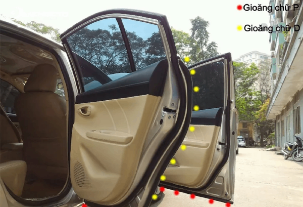Gioăng cửa xe ô tô